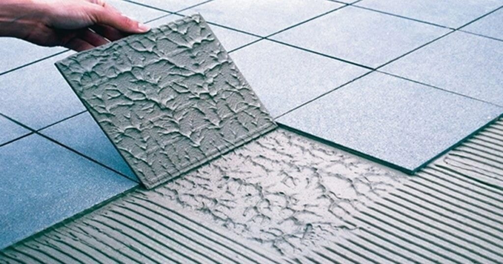Textured tile sample surface finishes